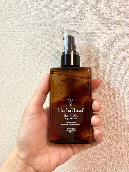 オーガニックヘアオイル フレッシュティーの香り/ハーバルリーフ/ヘアオイルを使ったクチコミ(1枚目)