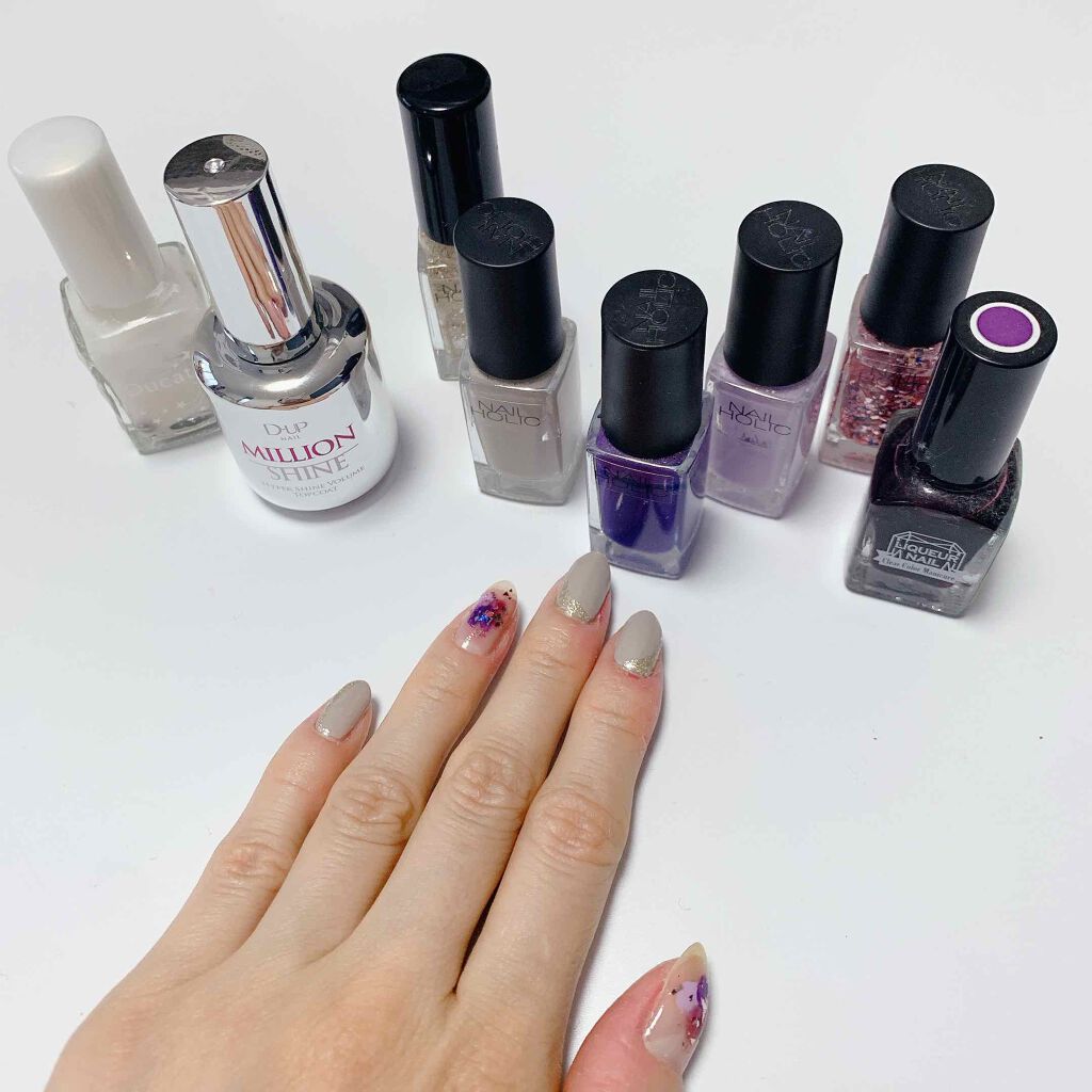 ミリオンシャイン トップコート/D-UP/ネイルトップコートを使ったクチコミ（1枚目）