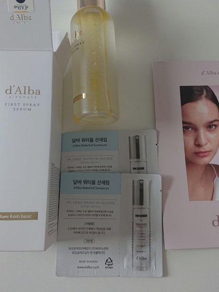 ダルバ ホワイトトリュフファーストスプレーセラム/ダルバ/ミスト状化粧水を使ったクチコミ(1枚目)