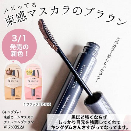 キングダム 束感カールマスカラ/キングダム/マスカラを使ったクチコミ(2枚目)