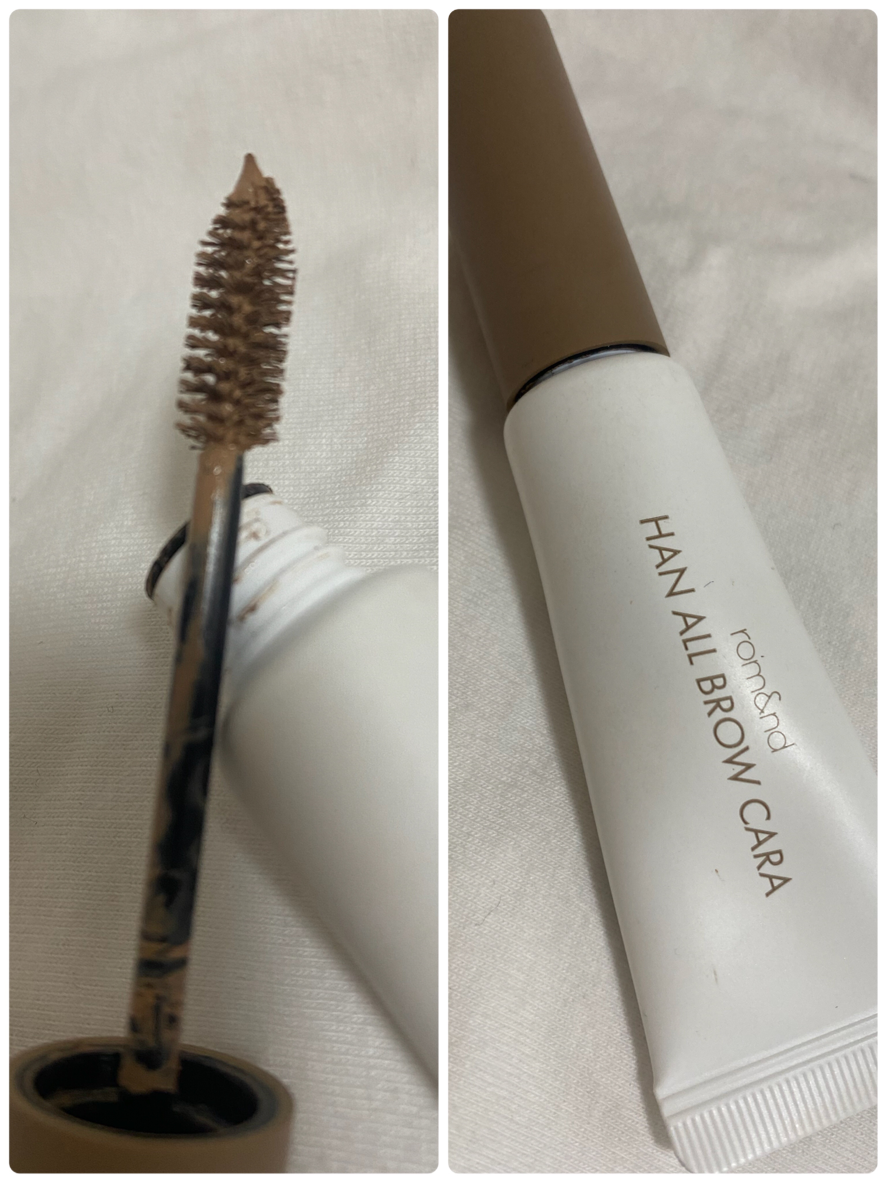 ハンオールブロウカラ/rom&nd/眉マスカラを使ったクチコミ（1枚目）