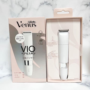 ヴィーナス VIO ヘア&スキン 電動トリマー/Gillette Venus/シェーバーを使ったクチコミ（1枚目）