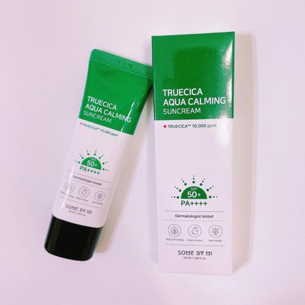 TRUECICA アクアカーミング日焼け止め/SOME BY MI/日焼け止めクリームを使ったクチコミ(1枚目)