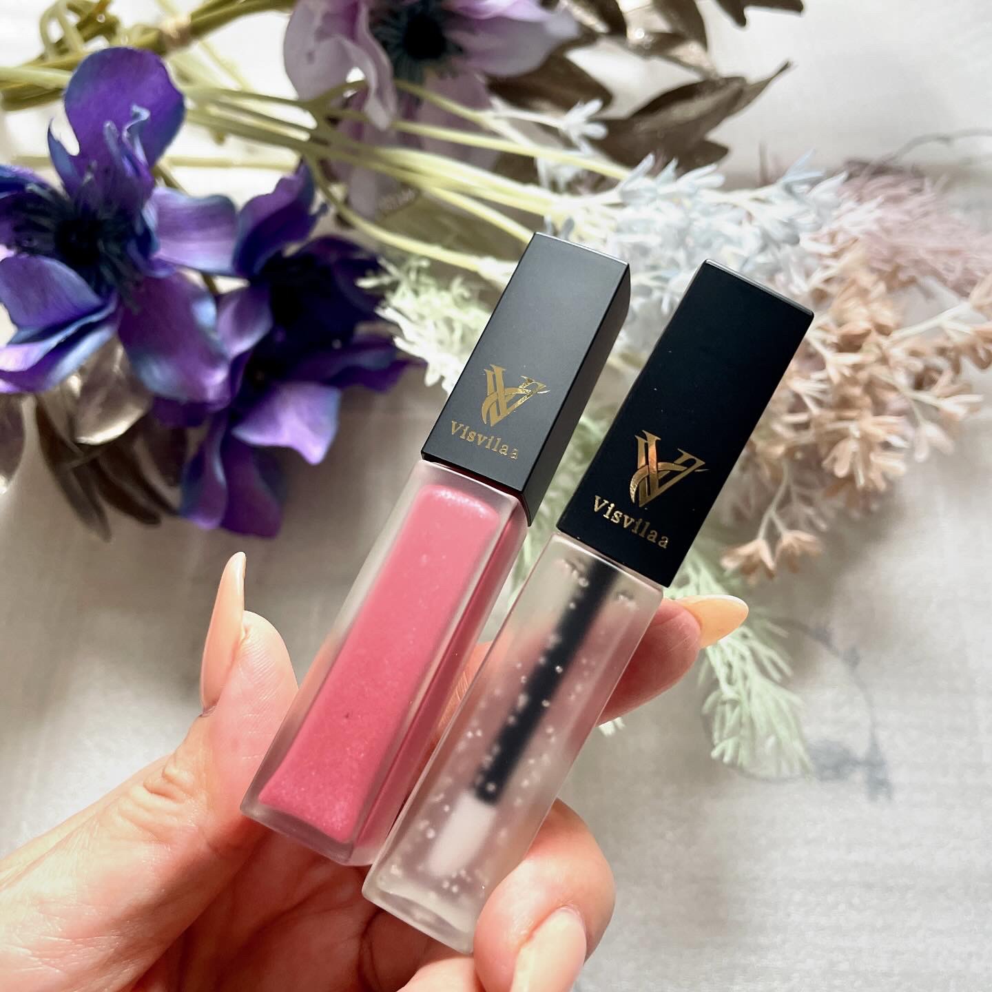 Vヴィヴィットロゼ リップグロス/Visvilaa/リップグロスを使ったクチコミ（1枚目）