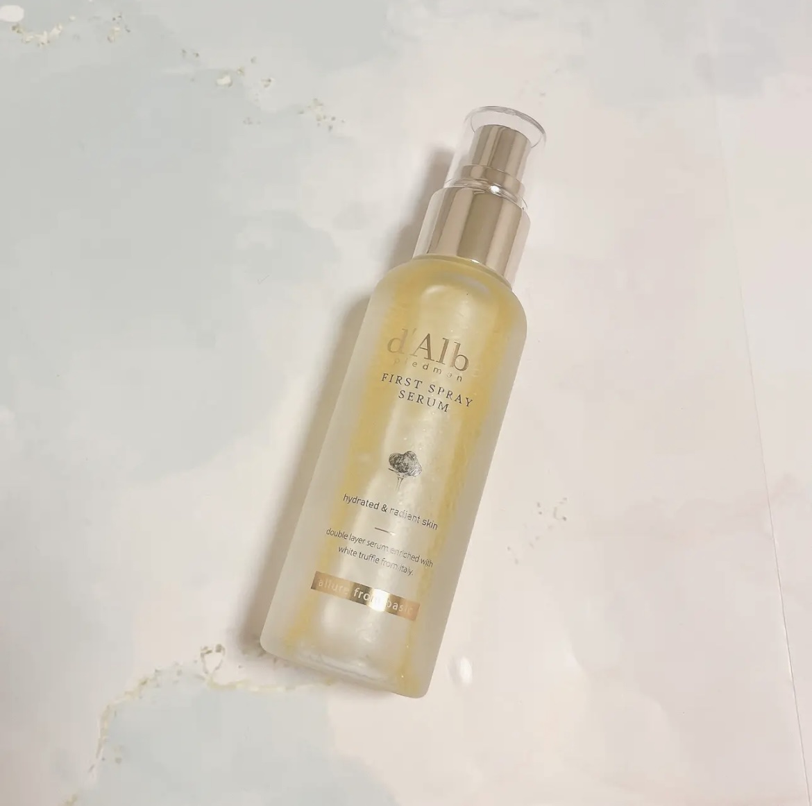 ダルバ ホワイトトリュフファーストスプレーセラム/ダルバ/ミスト状化粧水を使ったクチコミ（1枚目）
