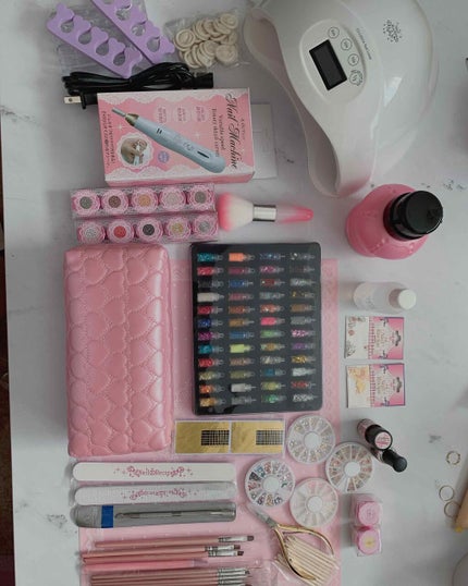 楽天購入ジェルネイルキット。/NailRecipe(ネイルレシピ)/ネイル用品を使ったクチコミ(3枚目)