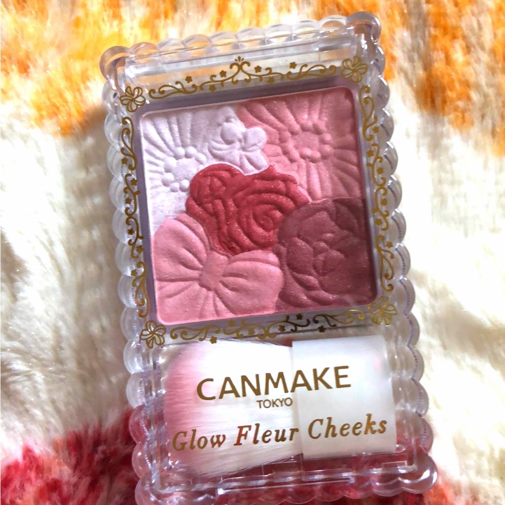 グロウフルールチークス/キャンメイク/パウダーチークを使ったクチコミ(1枚目)
