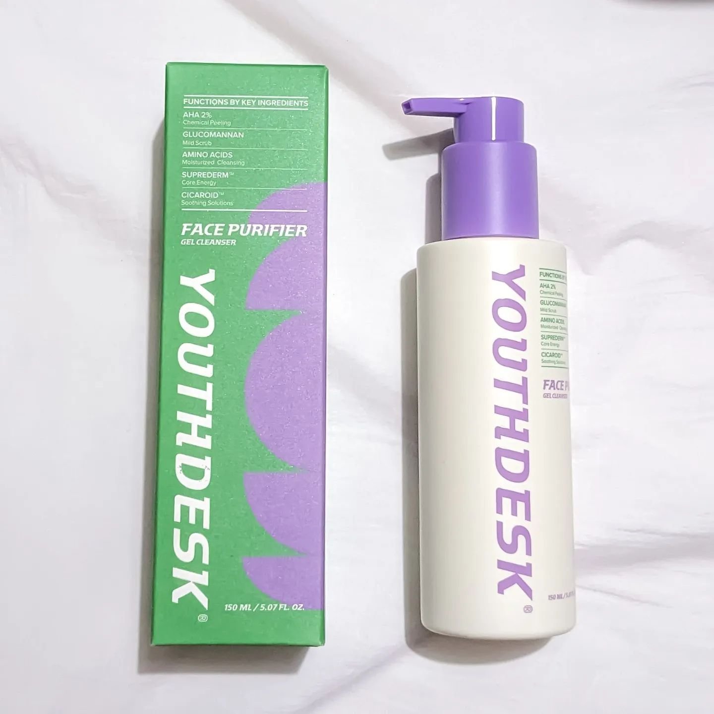 フェースピュリファイアジェルクレンザー/YOUTHDESK/クレンジングジェルを使ったクチコミ（1枚目）