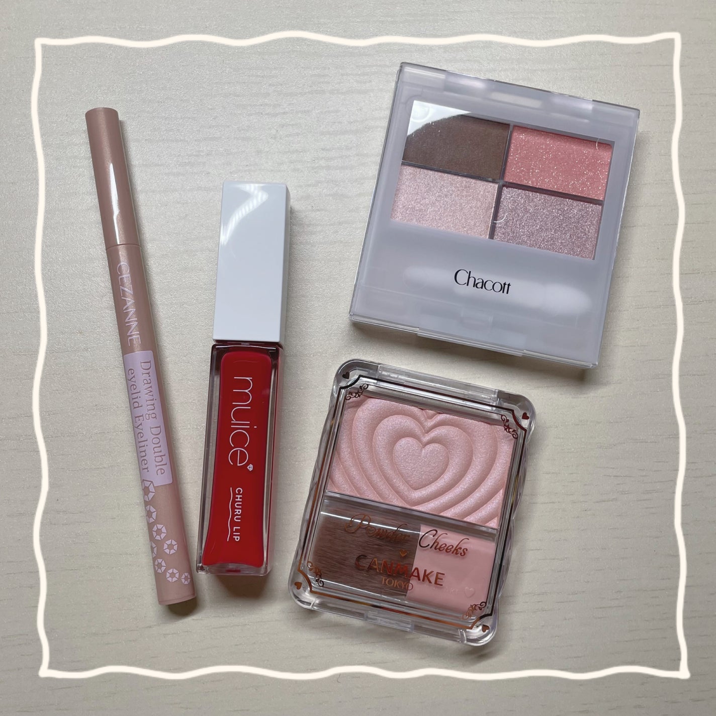 描くふたえアイライナー/CEZANNE/リキッドアイライナーを使ったクチコミ(1枚目)