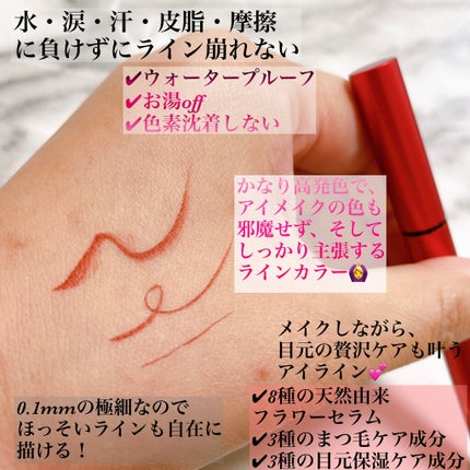 スキルレスライナー/LUMIURGLAS/リキッドアイライナーを使ったクチコミ(3枚目)