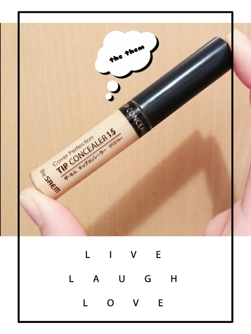 ザ・セム チップコンシーラー 1.5 番です😊


このコンシーラーは、本当にカバー力がスゴイ！


気になるくま、ニキビ、そばかす. . .



なんでもすぐ隠せちゃいます！



しかもプチプラ！ 頭が上がりません🙇🙇



S