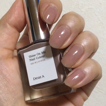 シャインオンミーネイルカラー/Dear.A/マニキュアを使ったクチコミ(1枚目)