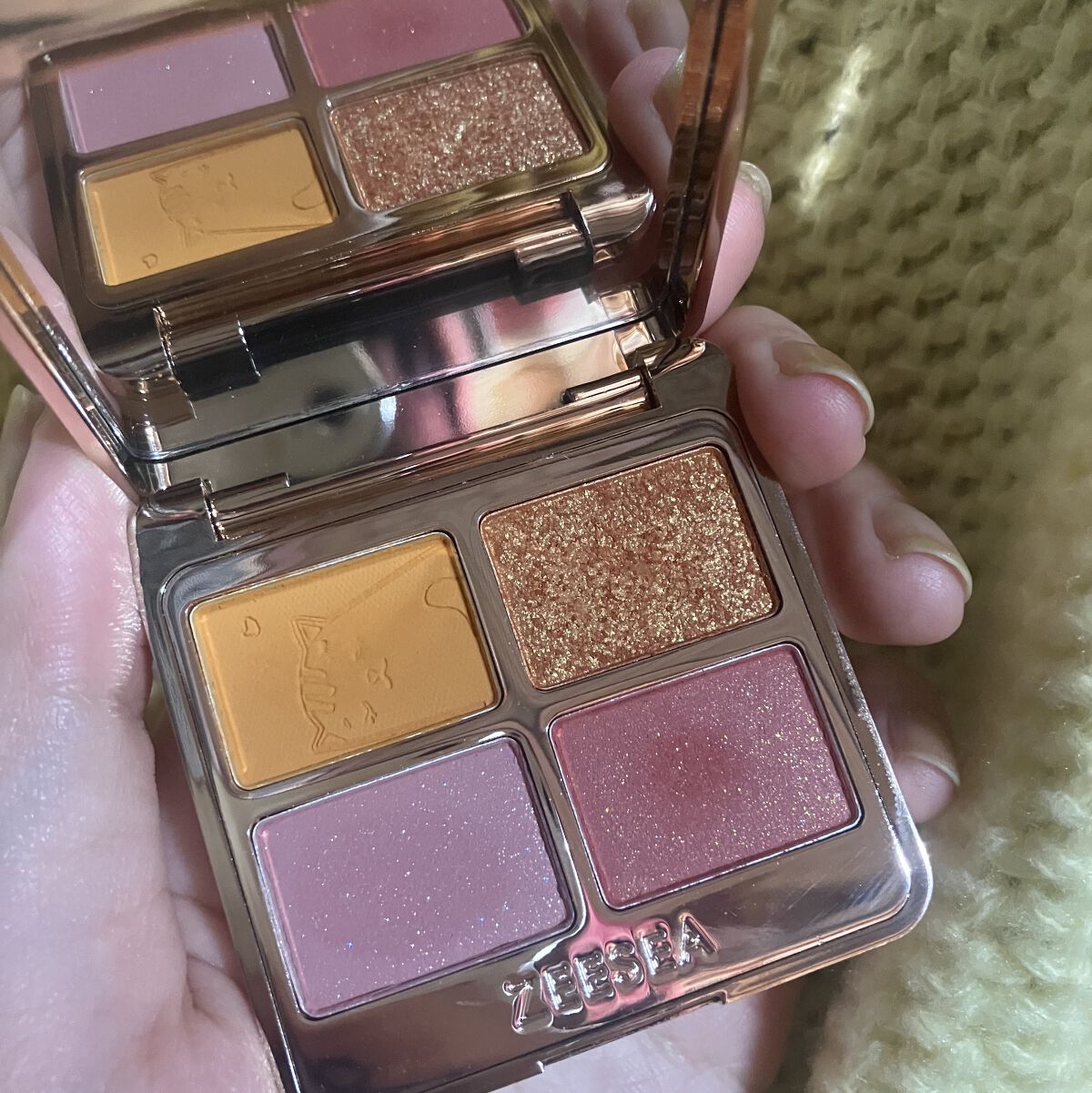 アニマルアイシャドウ(4シェード)/ZEESEA/アイシャドウパレットを使ったクチコミ（2枚目）