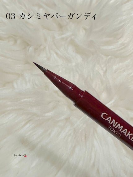 エフォートレスライナー/キャンメイク/リキッドアイライナーを使ったクチコミ(3枚目)