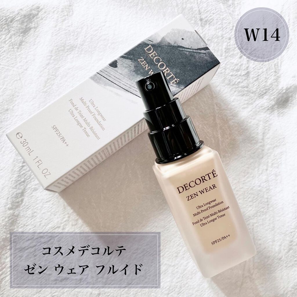 ゼン ウェア フルイド W14/DECORTÉ/リキッドファンデーションを使ったクチコミ（1枚目）