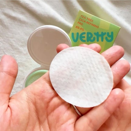 ティーツリー シカ89.4% リファイニングパッド/Vertty/トナーパッドを使ったクチコミ(6枚目)