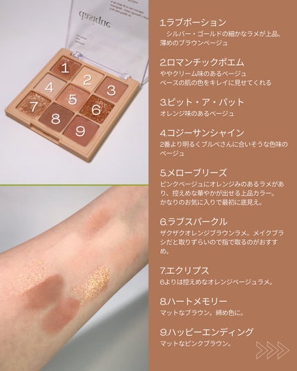 シャドウパレット/dasique/アイシャドウパレットを使ったクチコミ(3枚目)