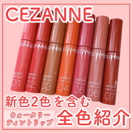 ウォータリーティントリップ/CEZANNE/リップティントを使ったクチコミ(1枚目)