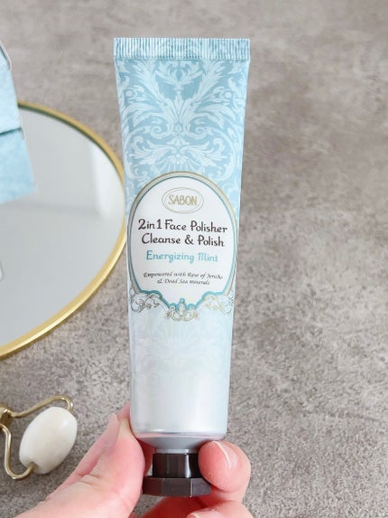 フェイスポリッシャー リフレッシング(ミント)/SABON/スクラブ・ゴマージュを使ったクチコミ(2枚目)