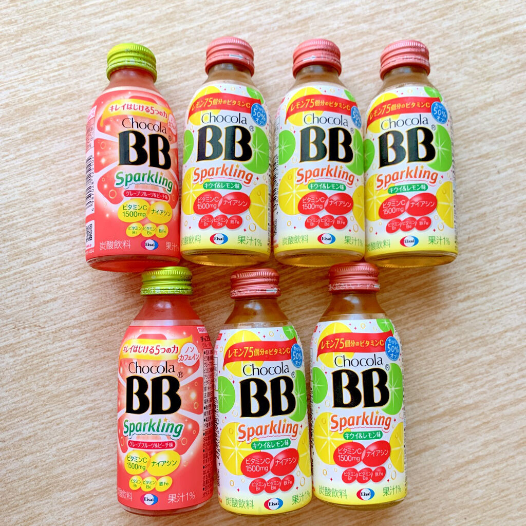 チョコラBBスパークリング/チョコラBB/美容ドリンクを使ったクチコミ（1枚目）