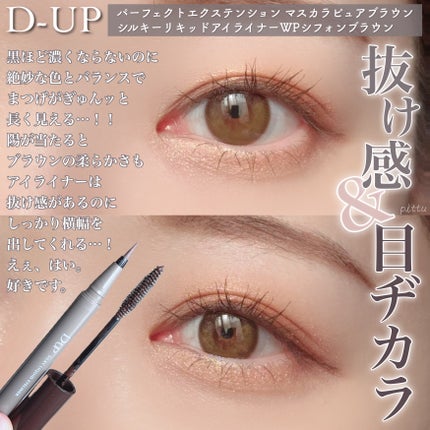 パーフェクトエクステンション マスカラ/D-UP/マスカラを使ったクチコミ(2枚目)