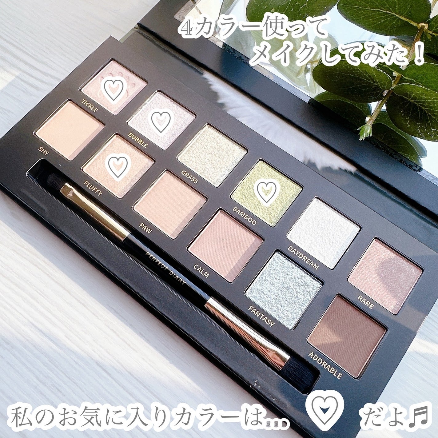 エクスプローラ12色 動物アイシャドウパレット/PERFECT DIARY/アイシャドウパレットを使ったクチコミ(6枚目)