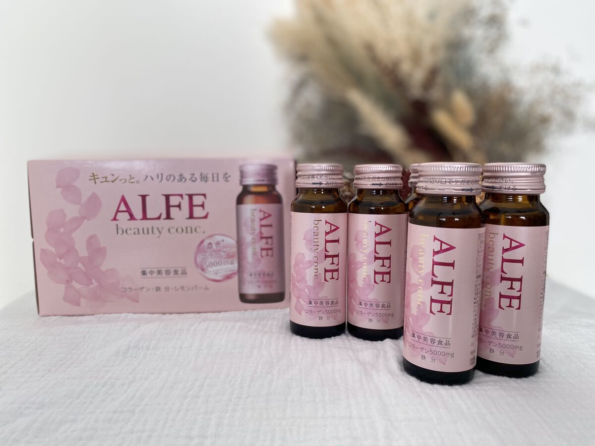 🌹🌹🌹🌹
.
これからのコラーゲンドリンク。
キレイの鍵は「鉄分＋レモンバーム」

凝縮された成分を
しっかりと体に巡らせて、
"効率よく美しく"

リニューアルした
アルフェビューティーを
10日間飲んでみました♡

カフェイン、