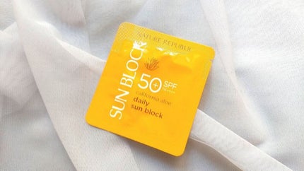 サラサラSUN デュオ サンブロック /ネイチャーリパブリック/日焼け止めクリームを使ったクチコミ(1枚目)