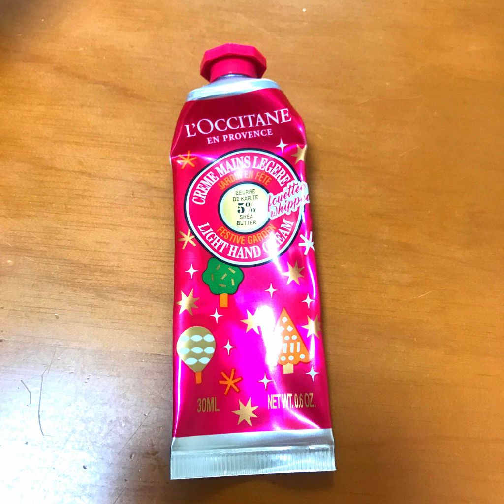 フェスティブガーデン スノーシア ハンドクリーム/L'OCCITANE/ハンドクリームを使ったクチコミ（1枚目）