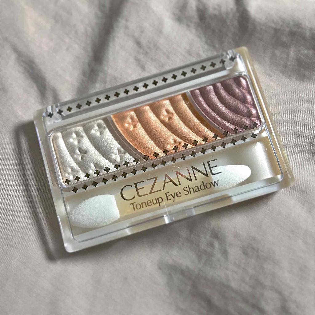 トーンアップアイシャドウ/CEZANNE/アイシャドウパレットを使ったクチコミ(1枚目)