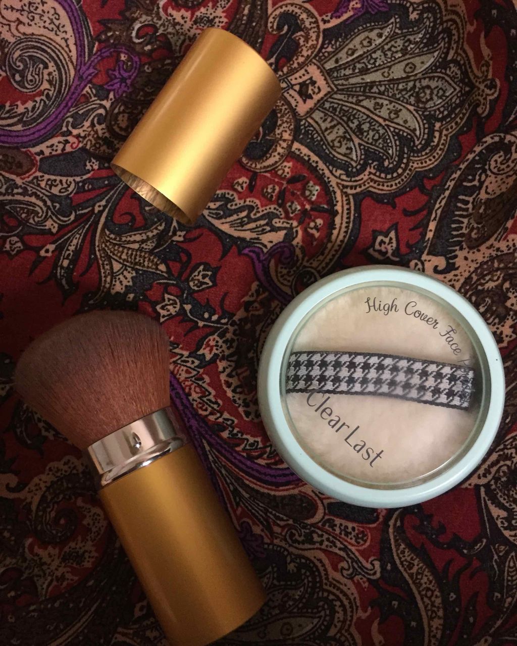 ごくふわっ春姫スライド式携帯メイクブラシ/DAISO/メイクブラシを使ったクチコミ（1枚目）