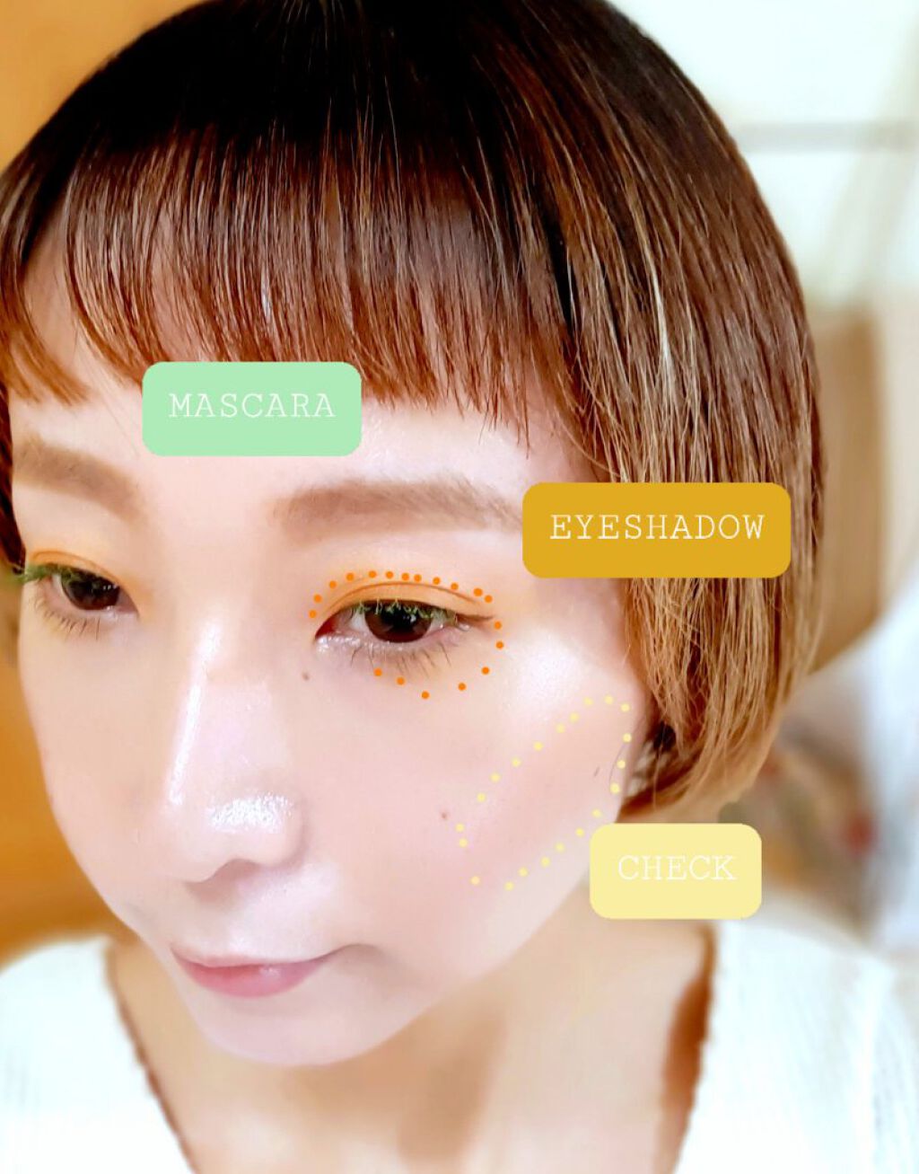 カラーリングマスカラ/uneven/マスカラを使ったクチコミ(1枚目)