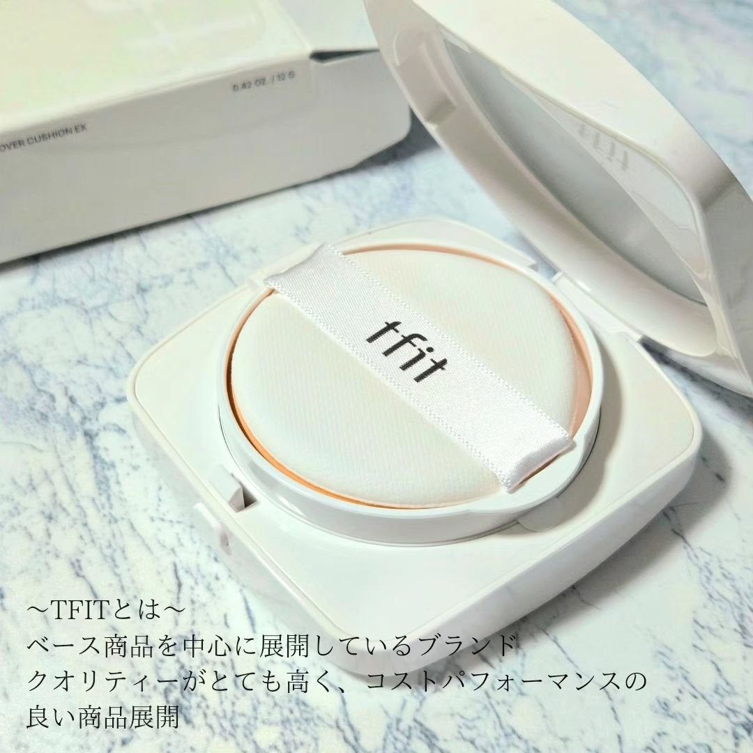 レイヤリングフィットカバークッションEX/TFIT/クッションファンデーションを使ったクチコミ(2枚目)