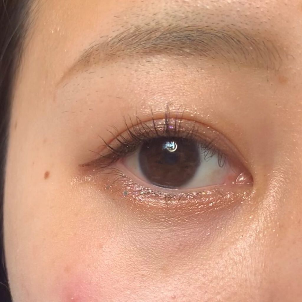 リキッド グリッター シャドウ/rom&nd/グリッターを使ったクチコミ（2枚目）