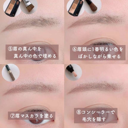 ダブルエンドアイブロウブラシ スマッジタイプ/ロージーローザ/メイクブラシを使ったクチコミ(3枚目)