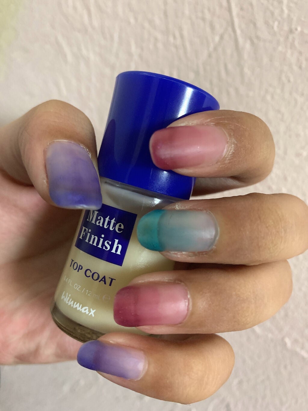 ウィンマックス ネイルケアシリーズ マットトップコート/DAISO/ネイルトップコートを使ったクチコミ(2枚目)