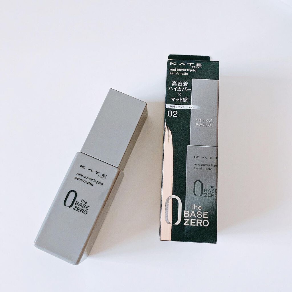 リアルカバーリキッド(セミマット)/KATE/リキッドファンデーションを使ったクチコミ(1枚目)