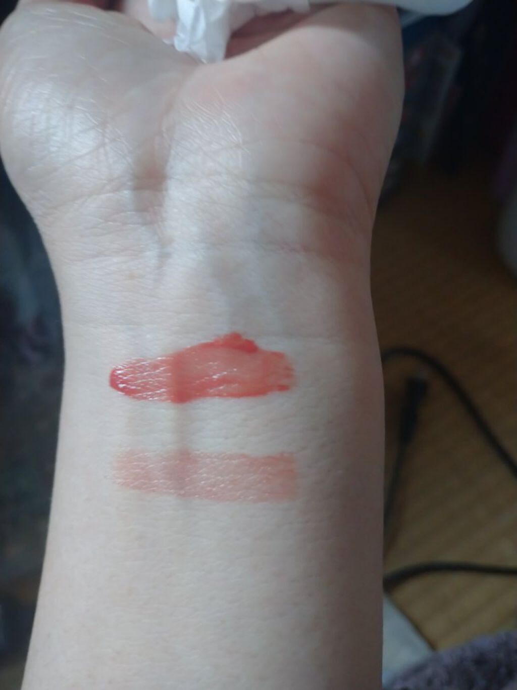 ウォータリーティントリップ/CEZANNE/リップティントを使ったクチコミ（2枚目）