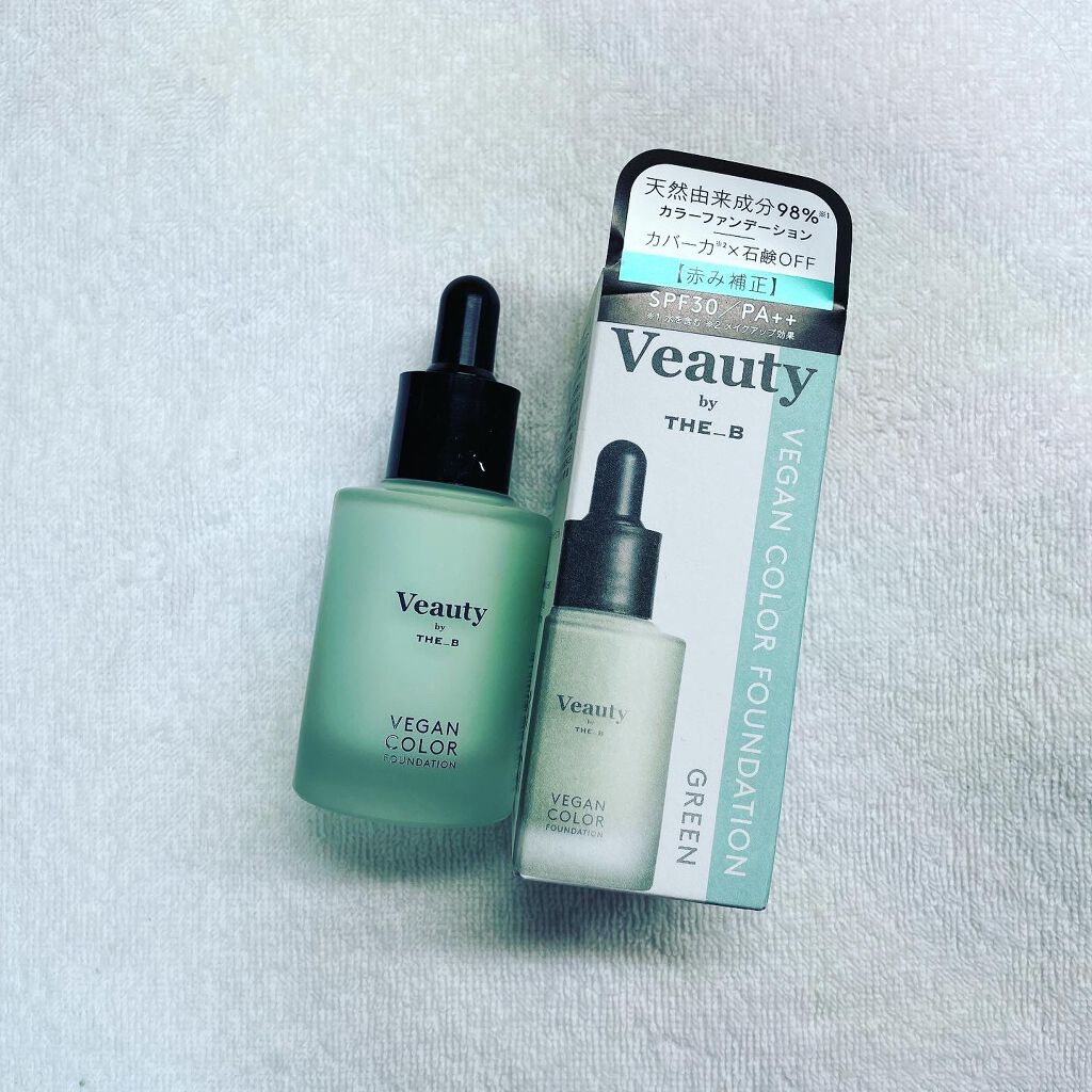 ヴィーガン カラーファンデーション/Veauty by THE_B/リキッドファンデーションを使ったクチコミ(1枚目)