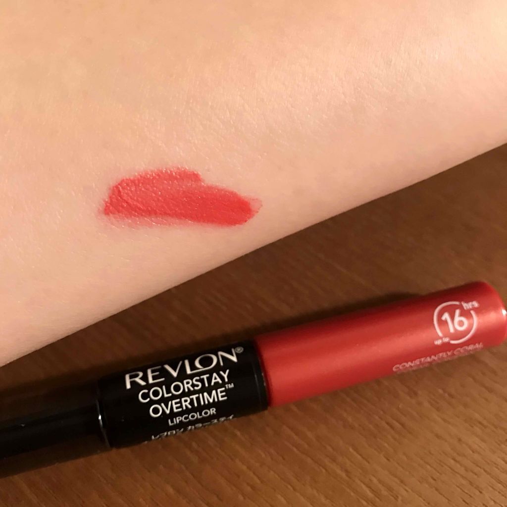 カラーステイ オーバータイム リップカラー/REVLON/リップグロスを使ったクチコミ(2枚目)