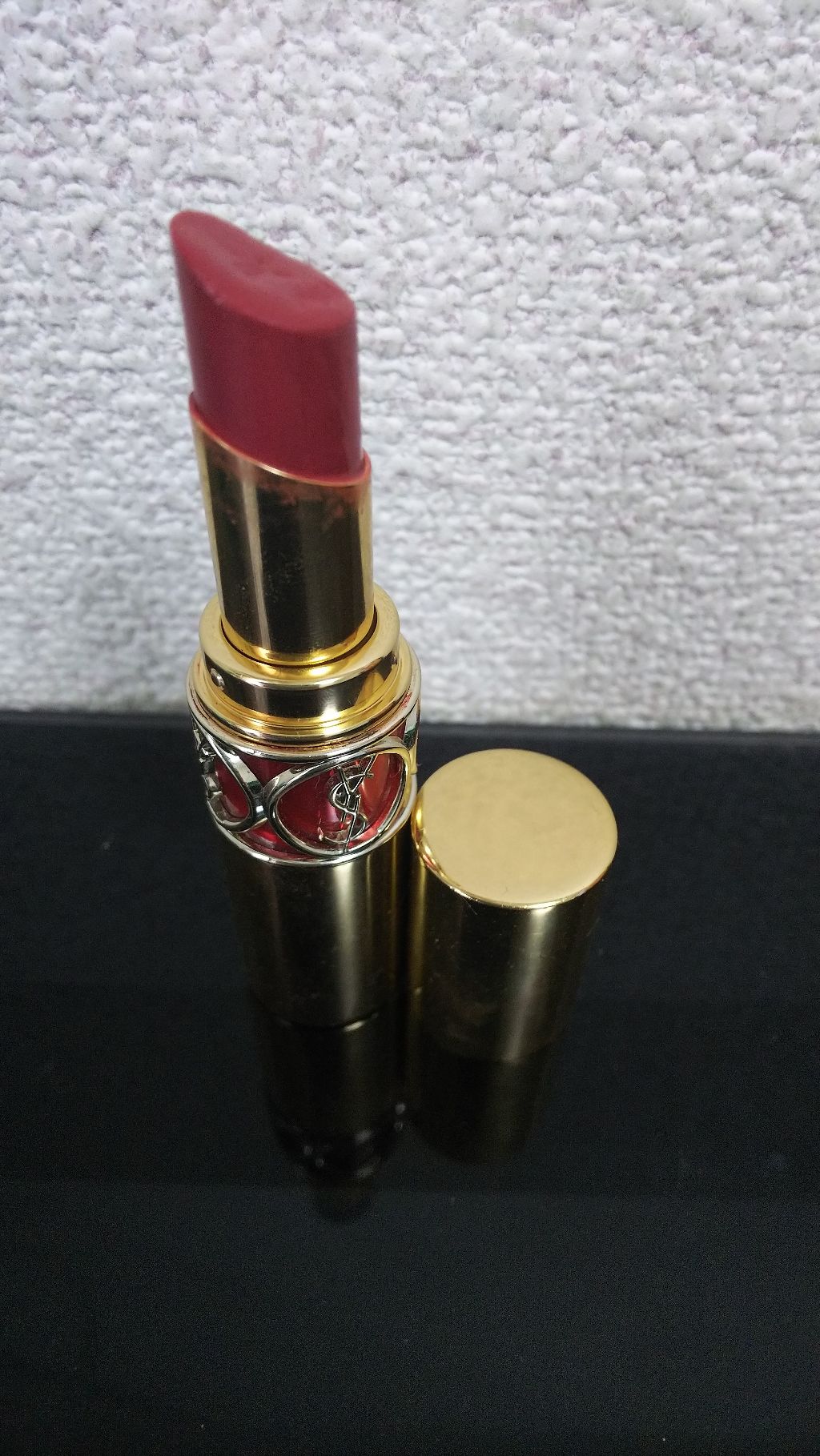 ルージュ ヴォリュプテ シャイン/YVES SAINT LAURENT BEAUTE/口紅を使ったクチコミ(1枚目)