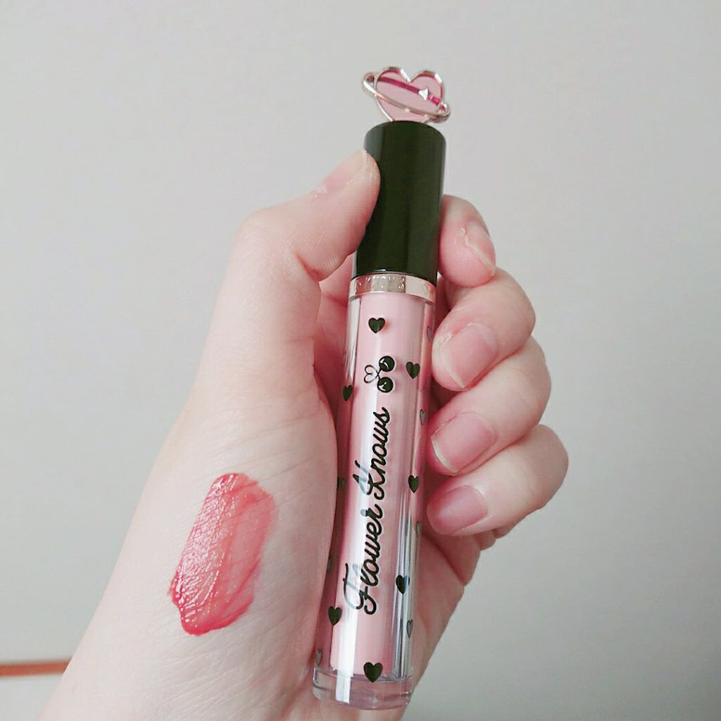 グリスニングウォータリングティント/FlowerKnows/リップティントを使ったクチコミ（3枚目）