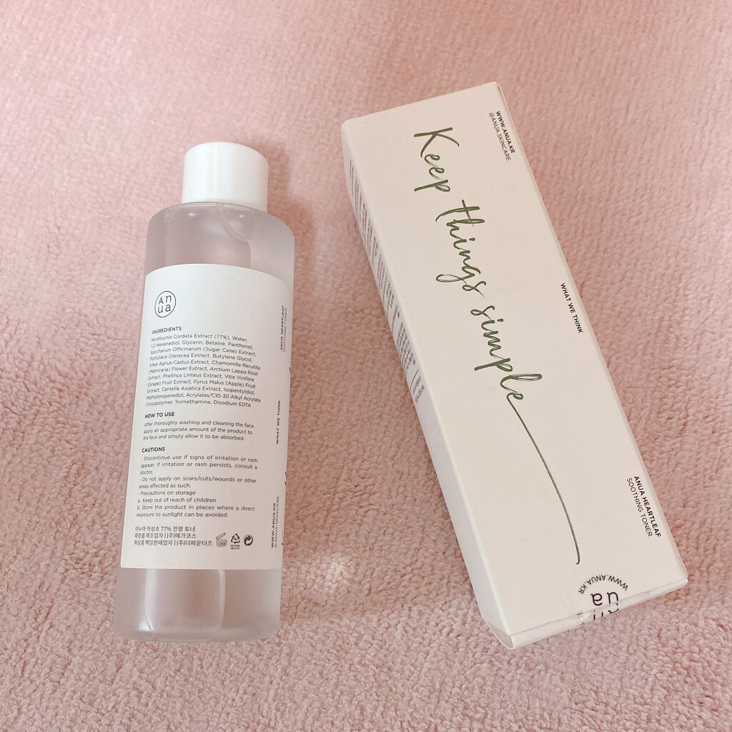 ドクダミ 77 スージングトナー/Anua/化粧水を使ったクチコミ（2枚目）