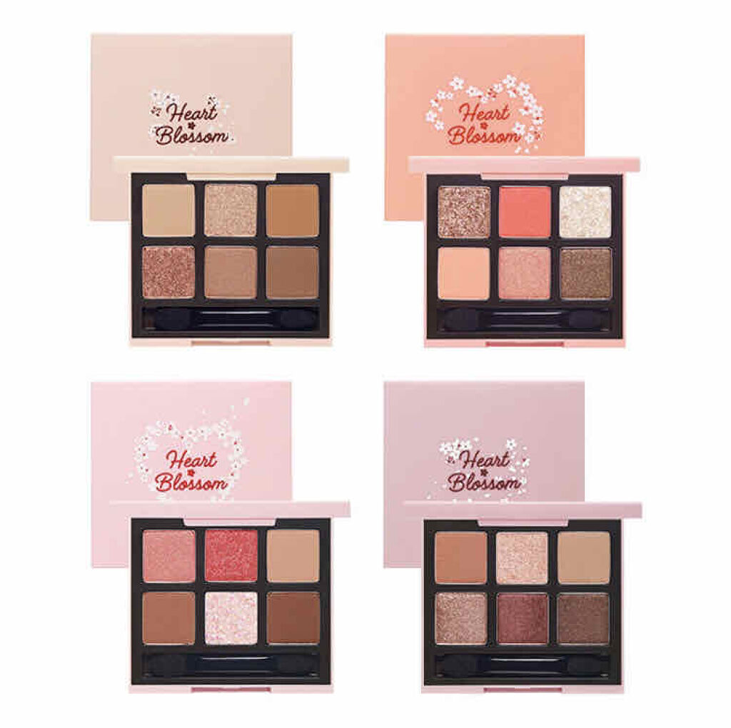 ハート プレイカラーアイズ/ETUDE/アイシャドウパレットを使ったクチコミ（2枚目）