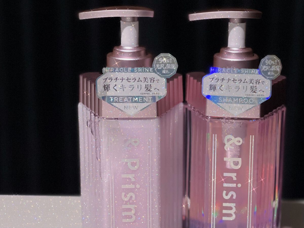 ミラクル シャイン シャンプー/ヘアトリートメント/&Prism/市販シャンプーを使ったクチコミ(2枚目)