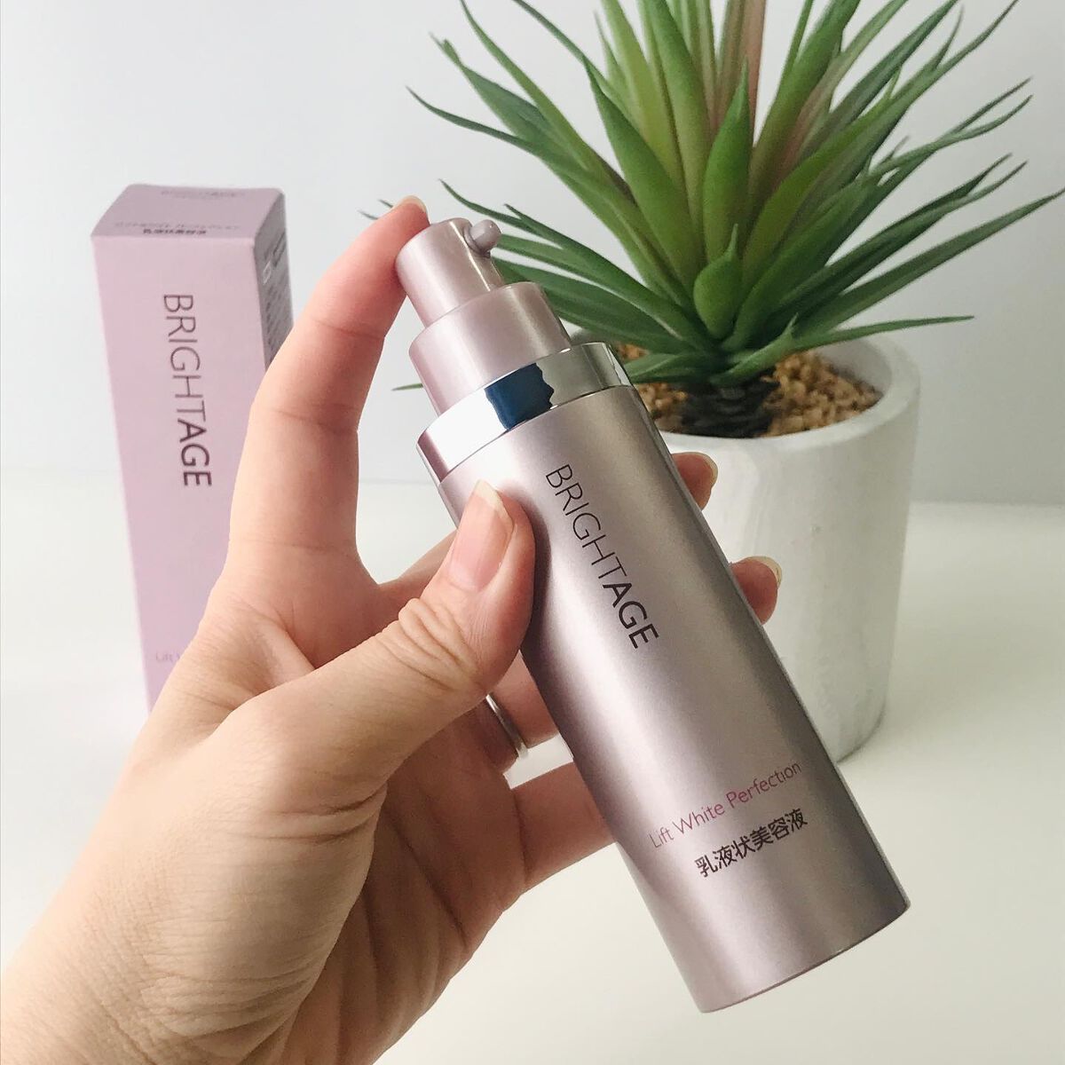 リフトホワイト パーフェクション/BRIGHTAGE/美容液を使ったクチコミ(3枚目)