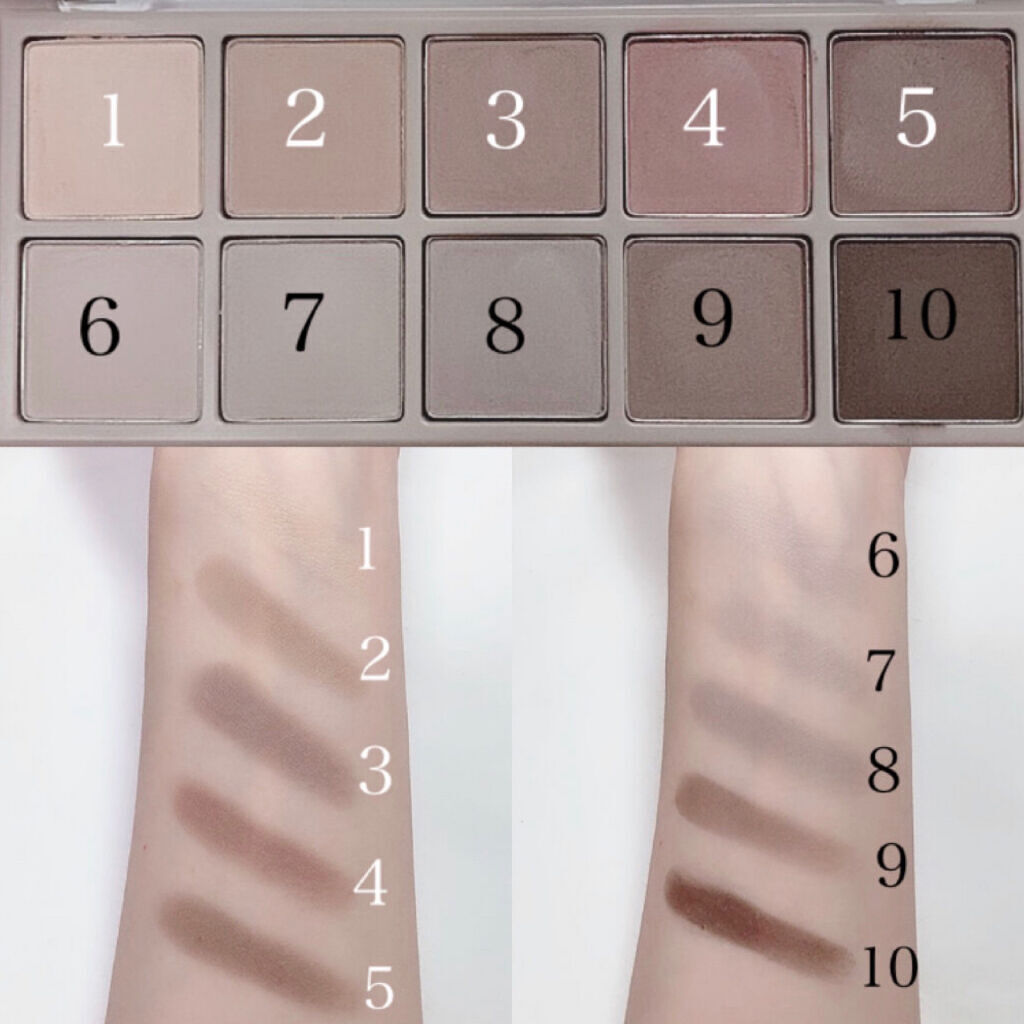 ベターザンパレット/rom&nd/アイシャドウパレットを使ったクチコミ（3枚目）