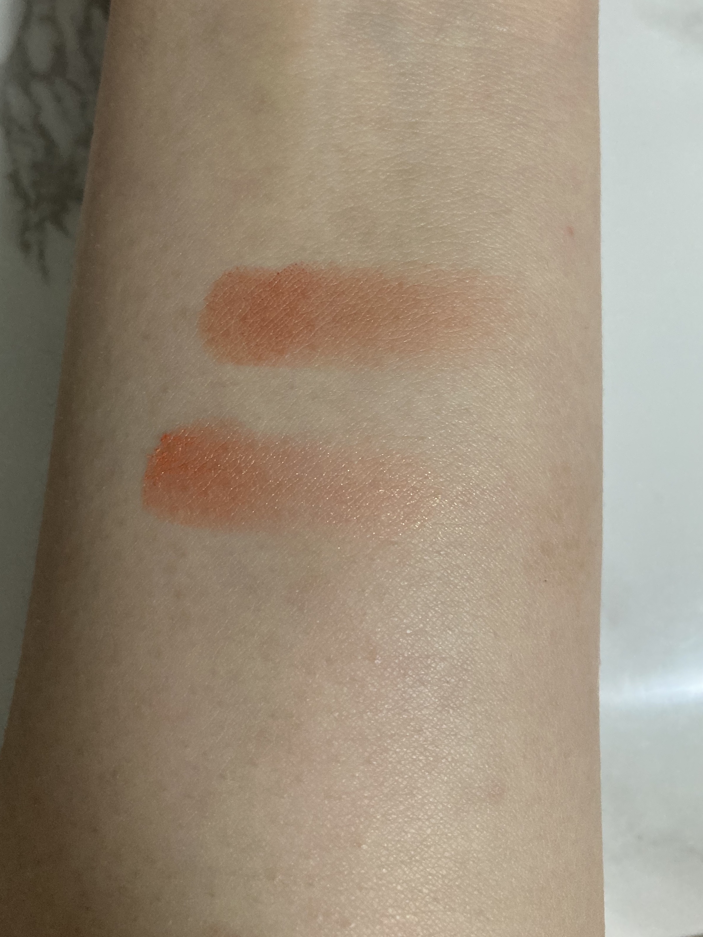 ツイン カラー アイシャドウ 42 オレンジ系/ちふれ/アイシャドウパレットを使ったクチコミ（2枚目）