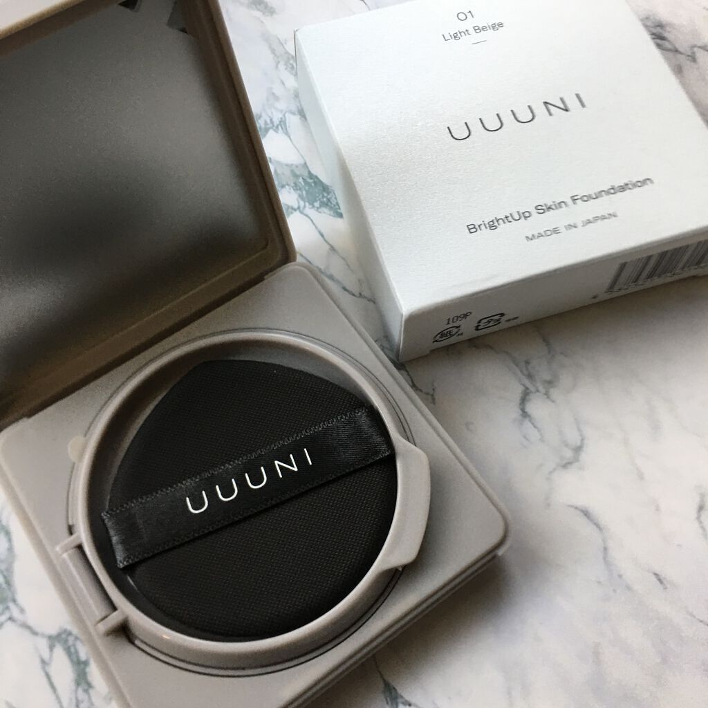 ブライトアップスキンファンデーション/UUUNI/クッションファンデーションを使ったクチコミ(1枚目)