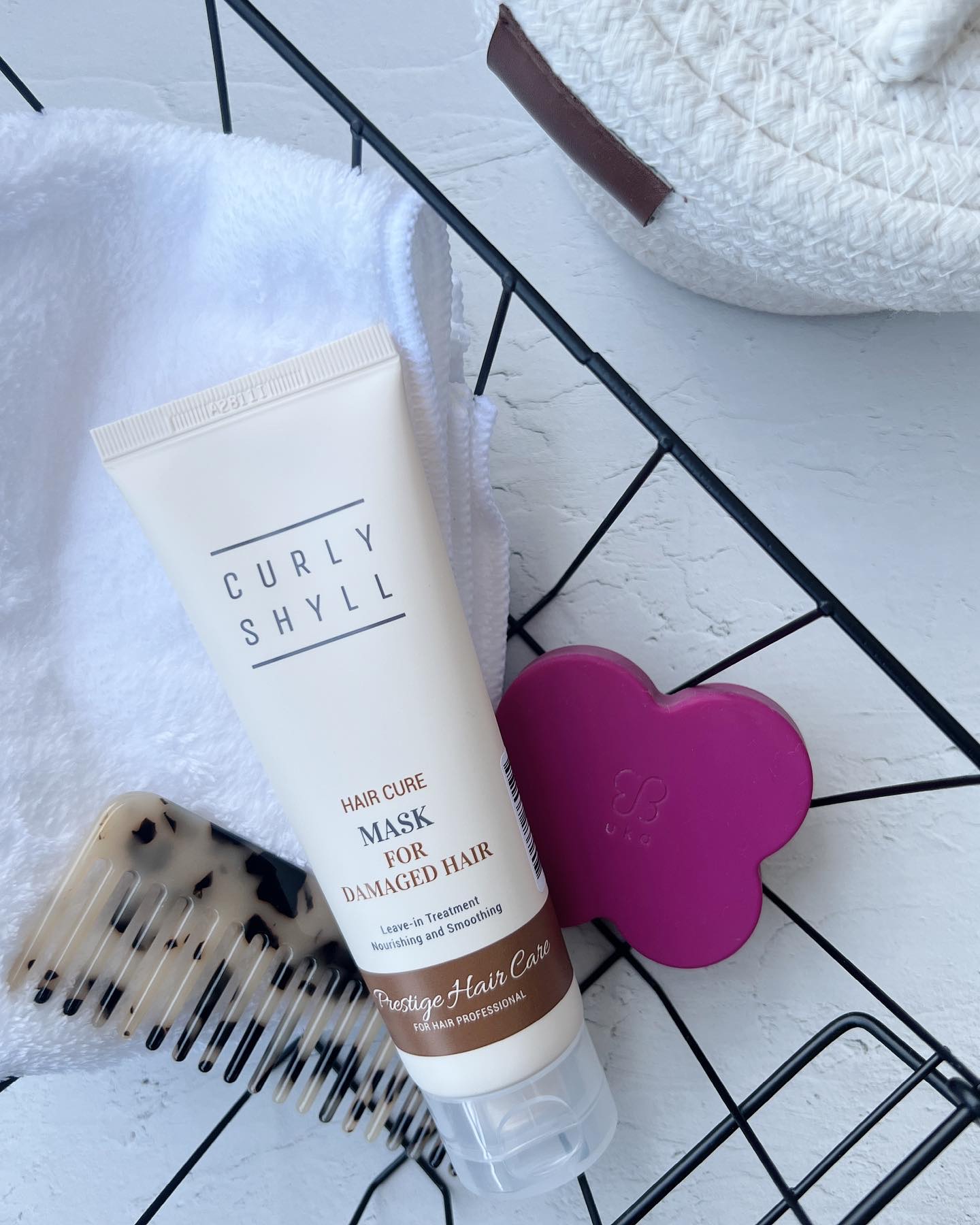 HAIR CURE MASK/CULRY SHYLL/アウトバストリートメントを使ったクチコミ（1枚目）